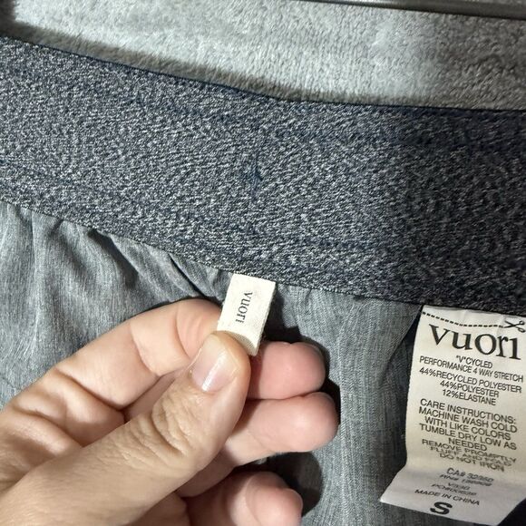 Vuori Banks Shorts Men S Small Gray Camo Camouflage Unlined V330 Gym Drawstring - Picture 13 of 13